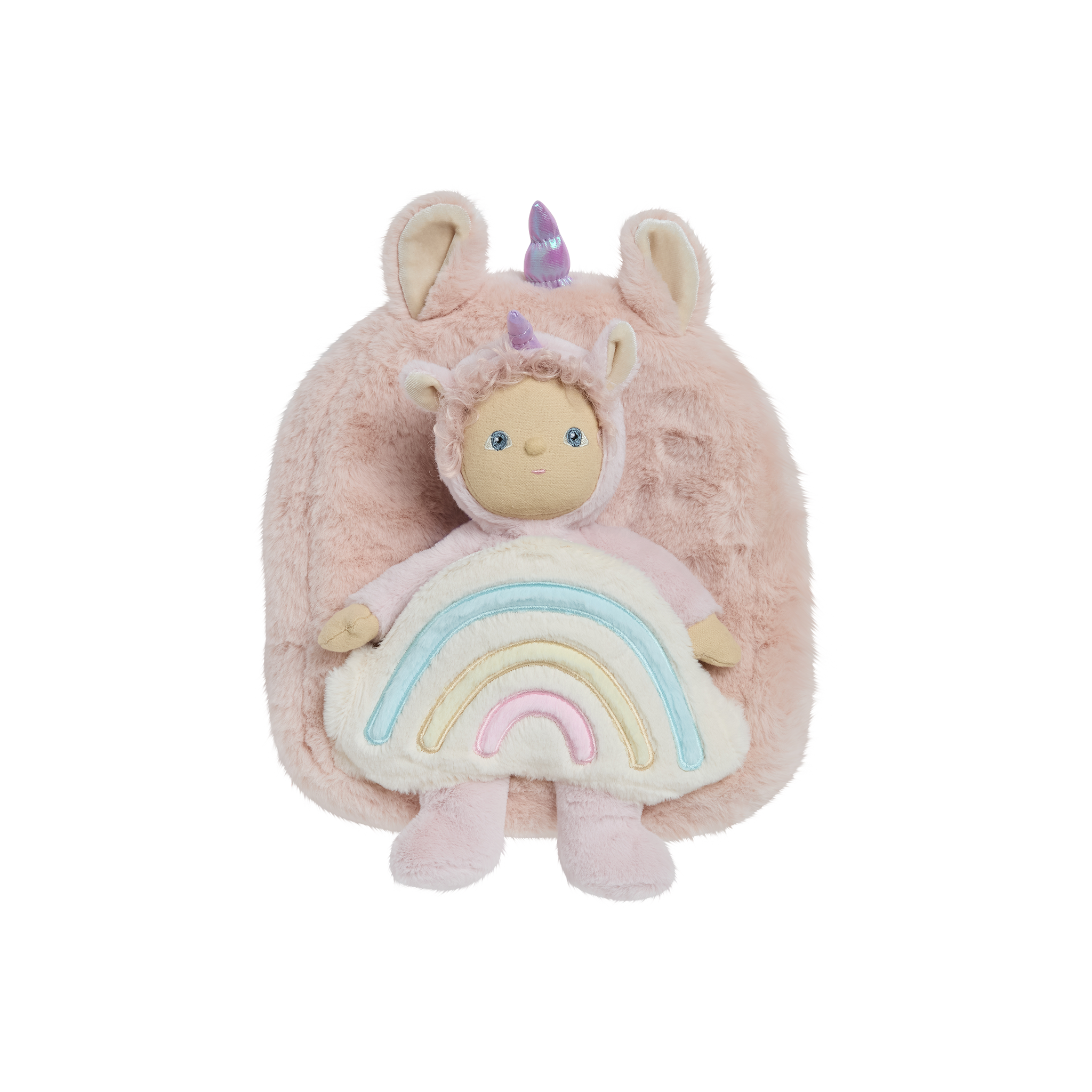 Olli Ella Unicorn Hopalong Backpack - Pink