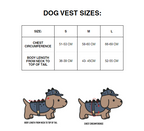 Rainbow Reversible Dog Vest - Rosebud