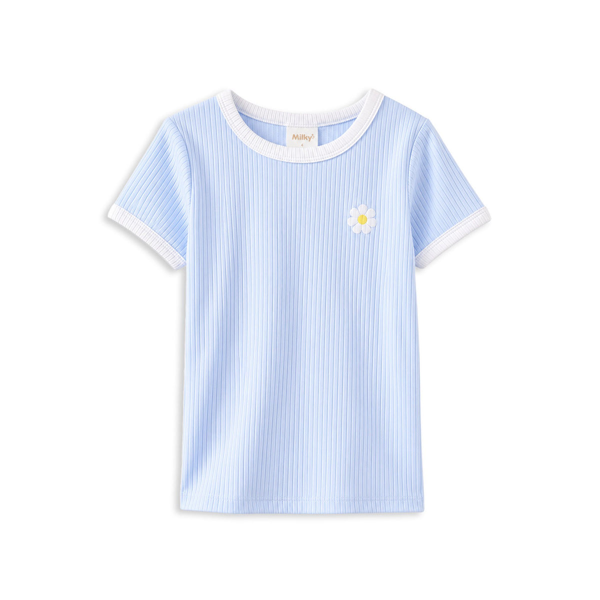 PRE-ORDER - Ice Blue Rib Tee