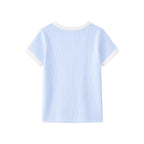 PRE-ORDER - Ice Blue Rib Tee
