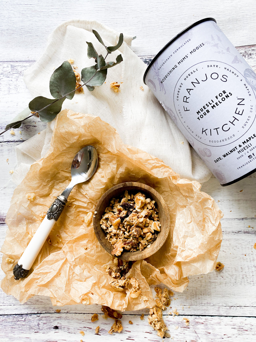 Tanker Topper Muesli - Date Walnut and Maple