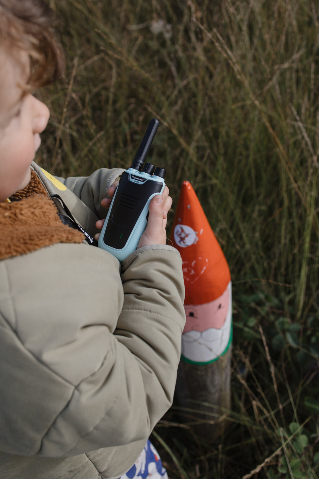 Kidytalk - Long Range Walkie-Talkie - Natural/Cyan