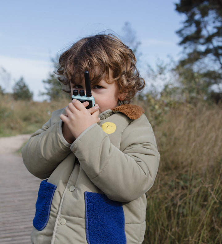 Kidytalk - Long Range Walkie-Talkie - Natural/Cyan