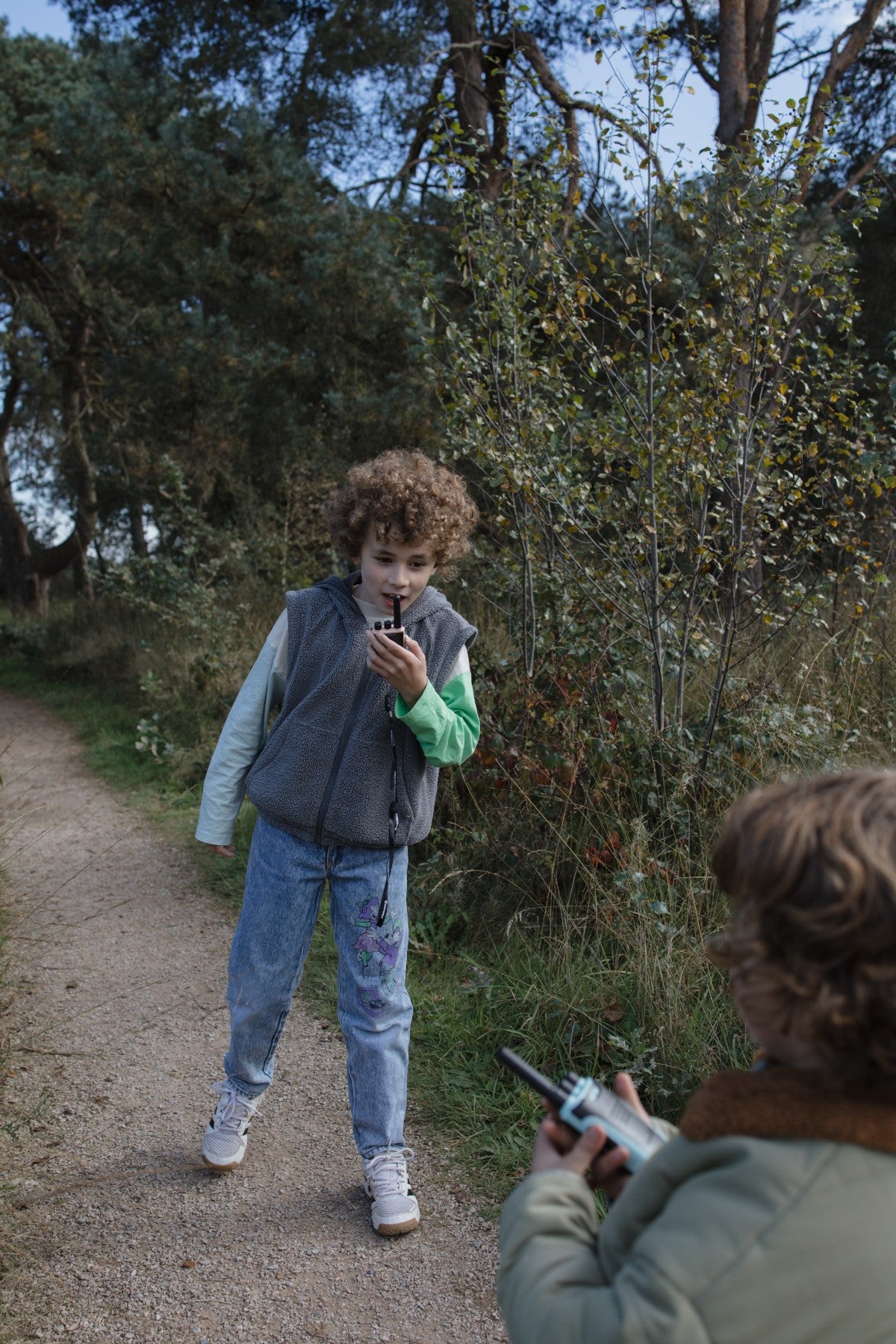 Kidytalk - Long Range Walkie-Talkie - Natural/Cyan