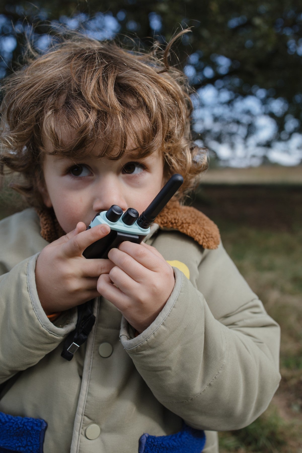 Kidytalk - Long Range Walkie-Talkie - Natural/Cyan