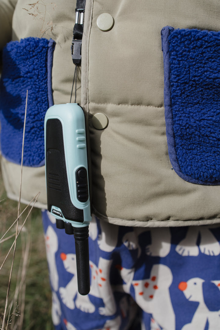 Kidytalk - Long Range Walkie-Talkie - Natural/Cyan