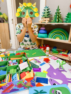 Dinosaur Collage Sensory Craft Box