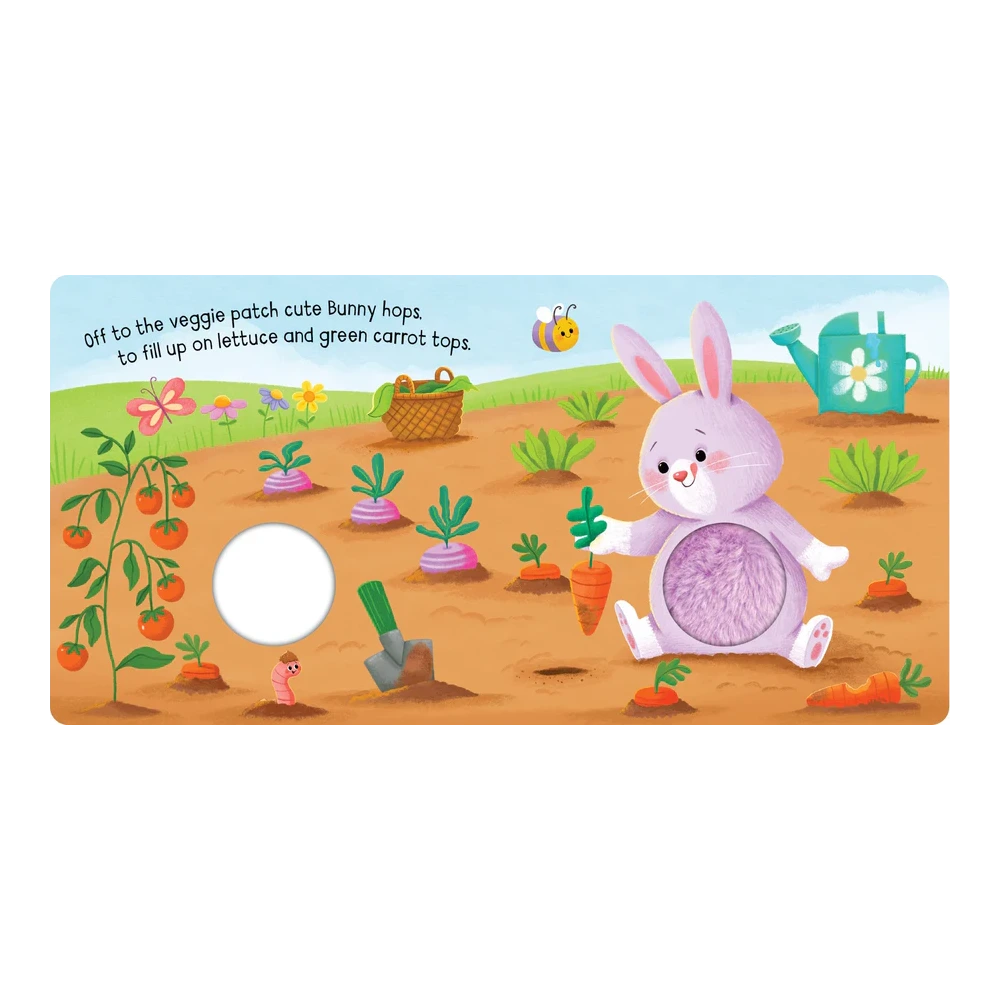 Squeaky Plush Board Book - Squeaky Little Bunny