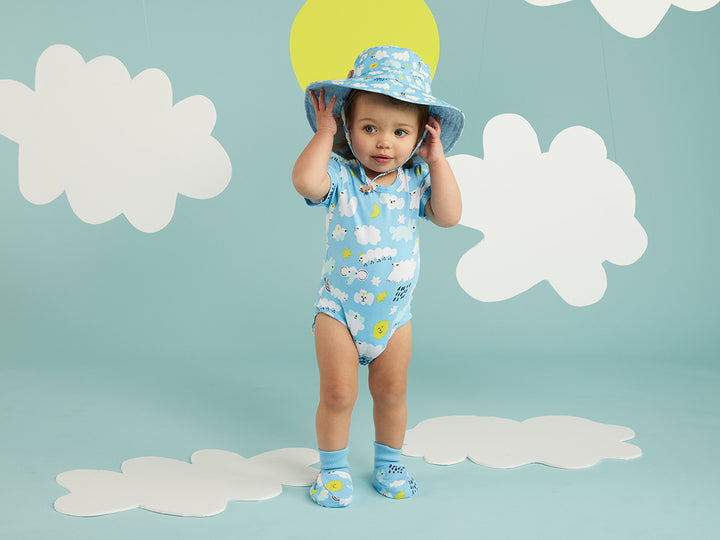 Halcyon Nights I Spy In The Sky Baby Booties
