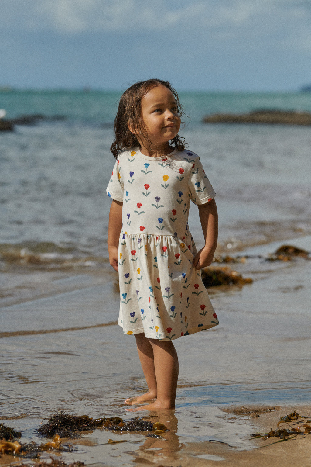 Saturday Dress - Delphine Blooms Print