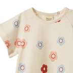 Juniper Tee - Flora Stamp Print
