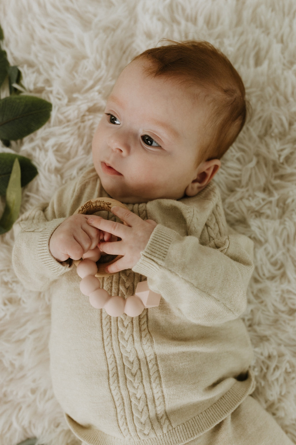 May Gibbs Moon Teether - Blush