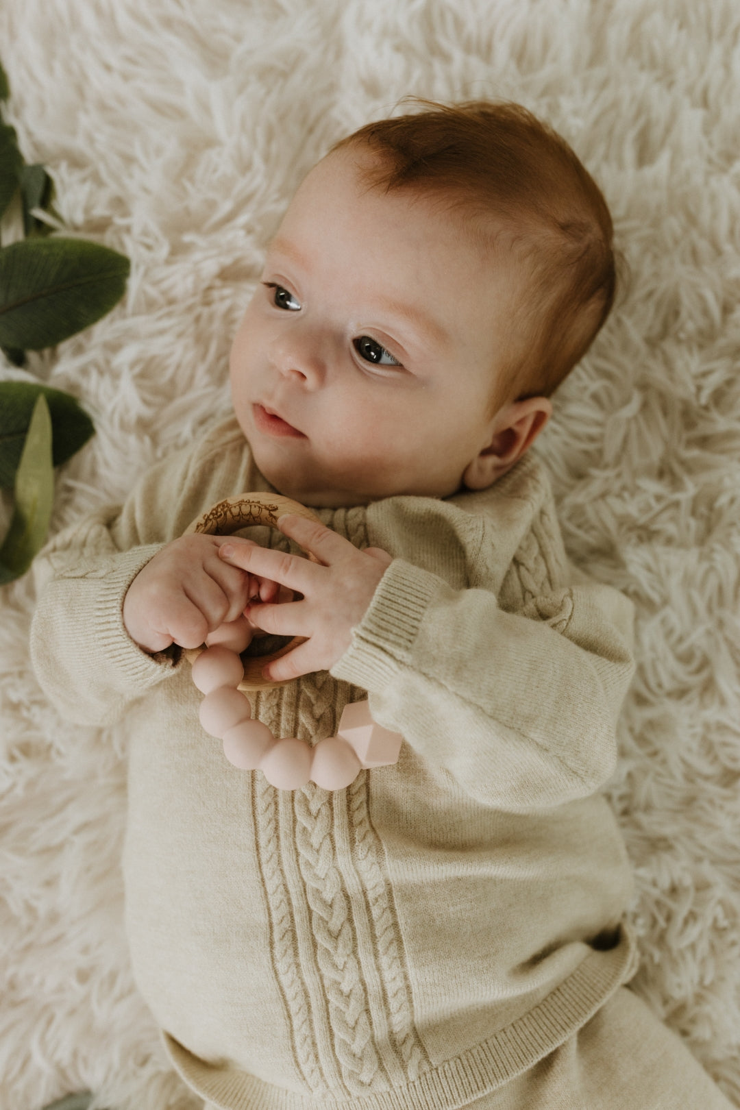 May Gibbs Moon Teether - Blush