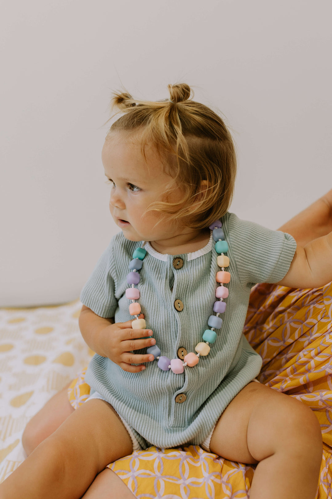 Princess & the Pea Necklace - Pastel Rainbow