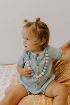 Princess & the Pea Necklace - Pastel Rainbow