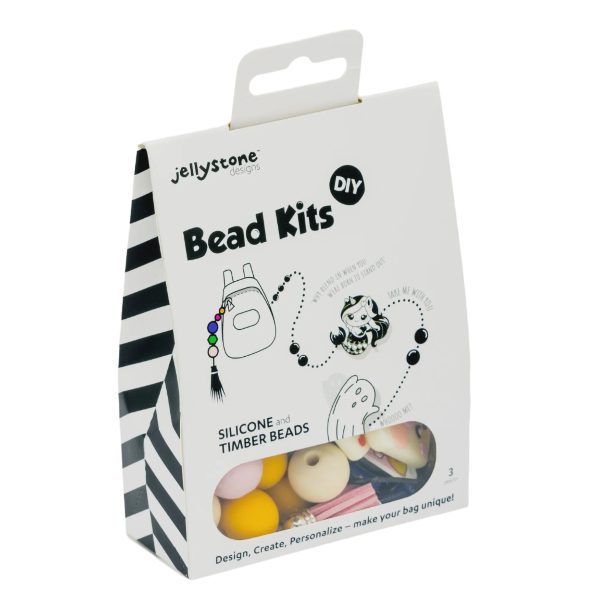 Jellystone DIY Bag Tags Bead Kit -Sweet Cupcake