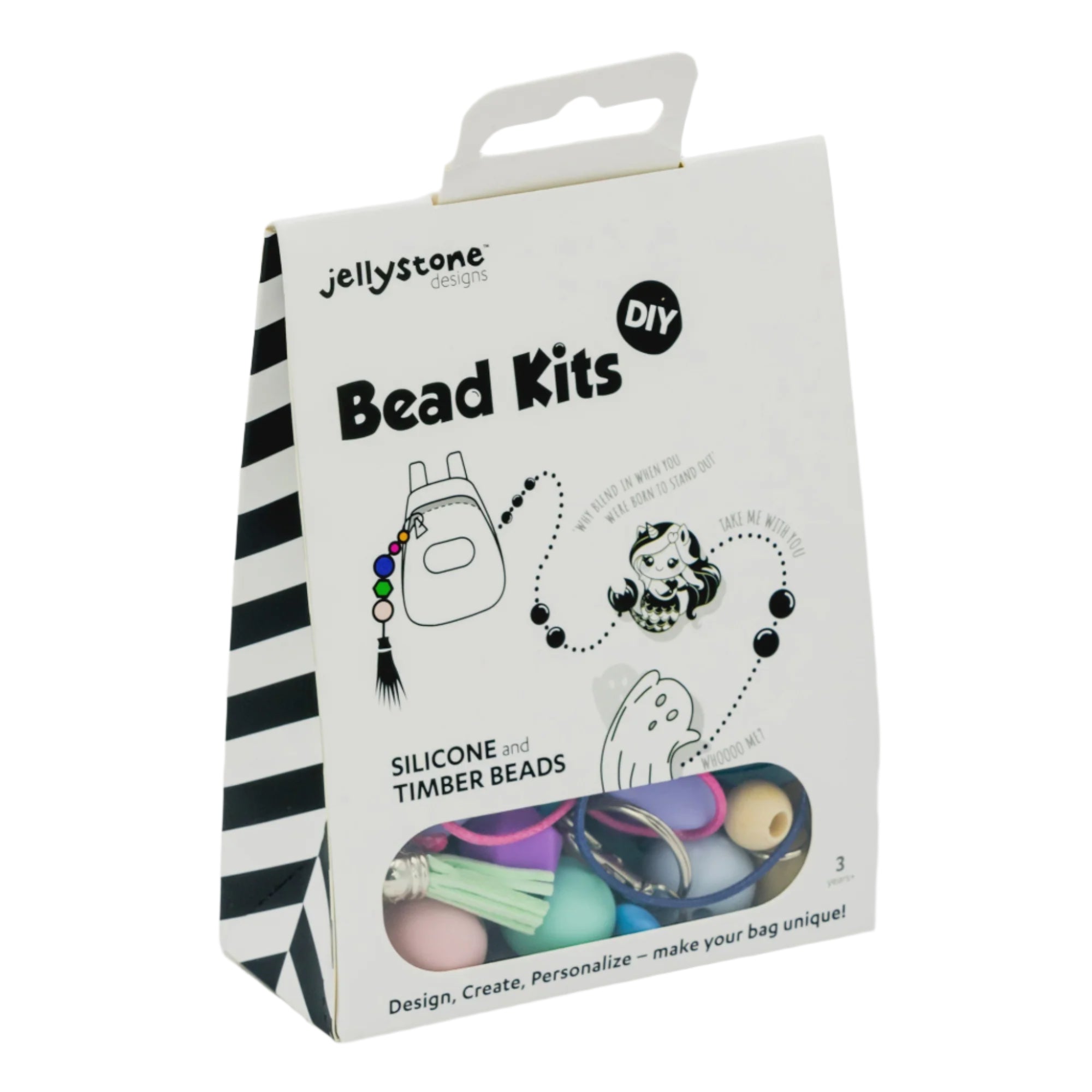 DIY Bag Tags Bead Kit - Dreamy Mermaid