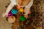 Rainbow Wobble Stacker - Bright