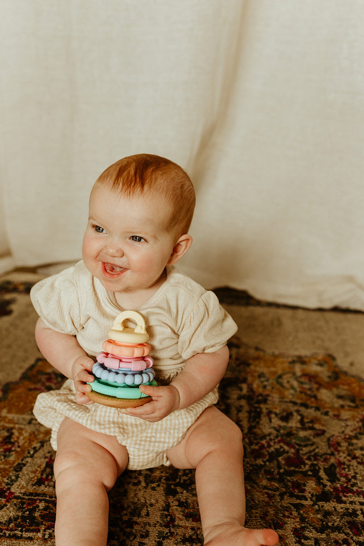 Rainbow Wobble Stacker | Pastel