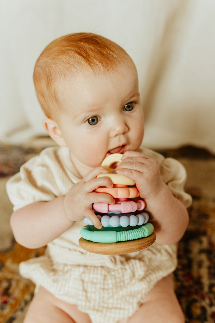 Rainbow Wobble Stacker | Pastel