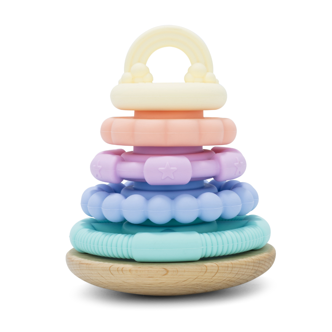 Rainbow Wobble Stacker | Pastel