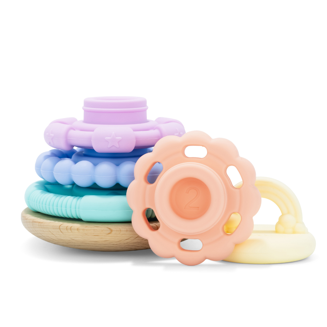 Rainbow Wobble Stacker | Pastel