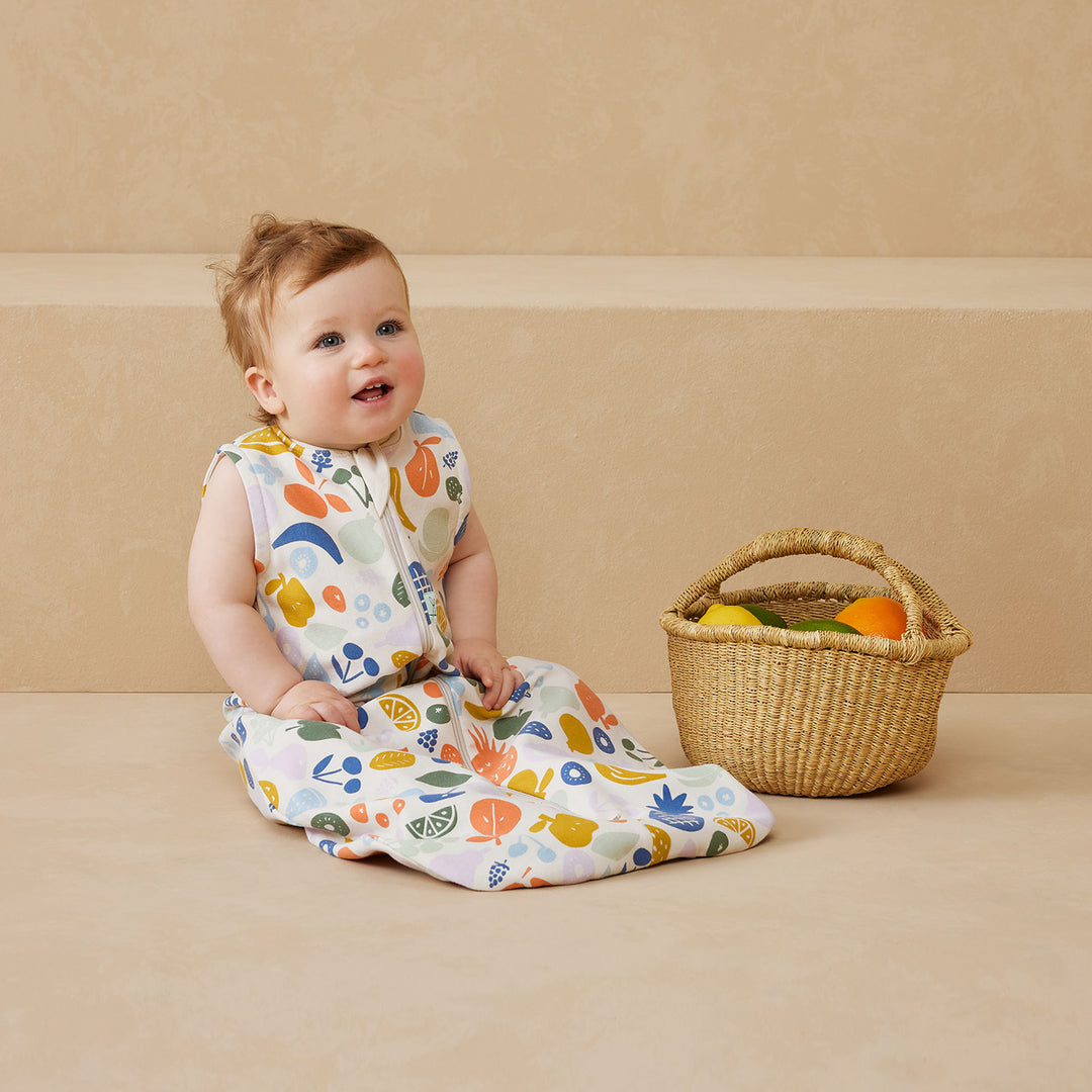 ergoPouch Jersey Sleeping Bag  0.2 TOG - Fruit Salad
