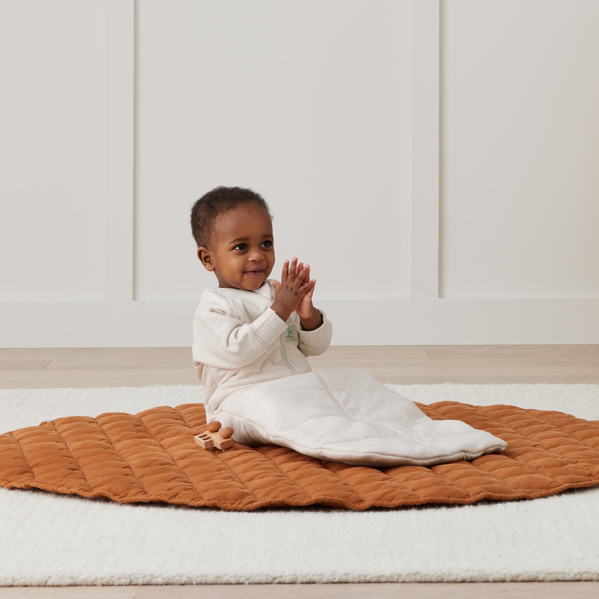 Jersey Sleeping Bag Long Sleeve  2.5 TOG - Oatmeal Marle