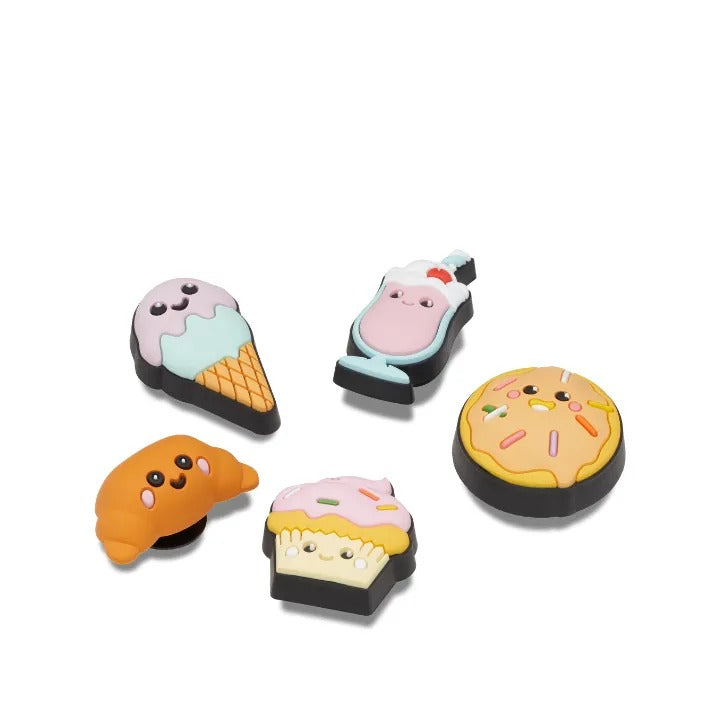 Jibbitz Charms - Mini 3D Pastry Shop 5pk