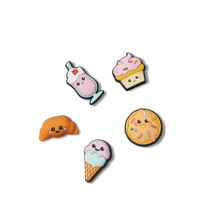 Jibbitz Charms - Mini 3D Pastry Shop 5pk