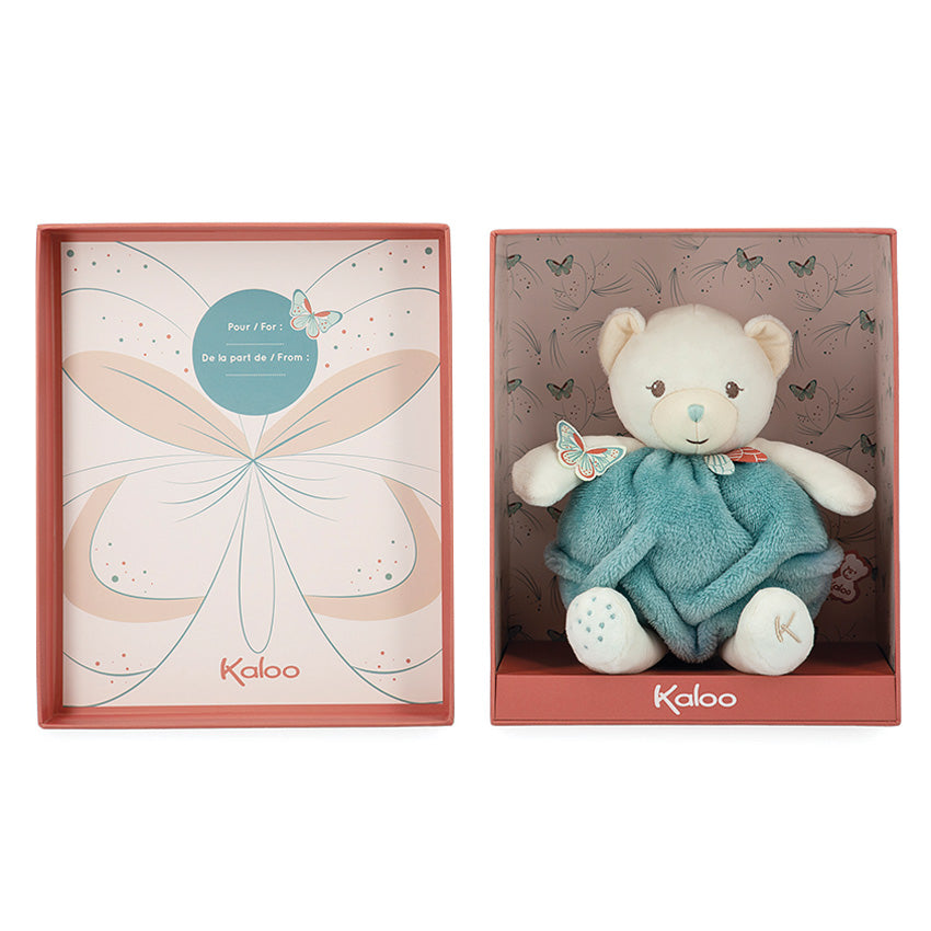 Kaloo - Plume Bear Teal 23cm