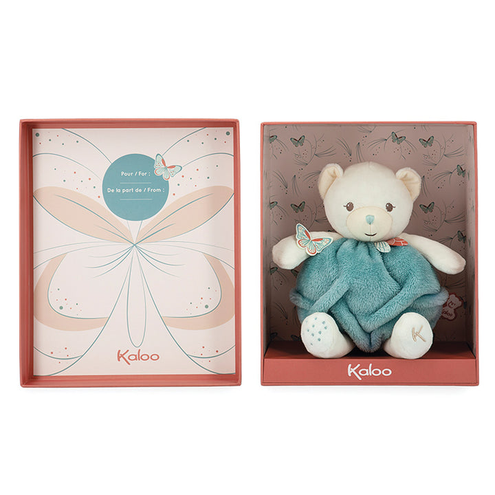 Kaloo - Plume Bear Teal 23cm