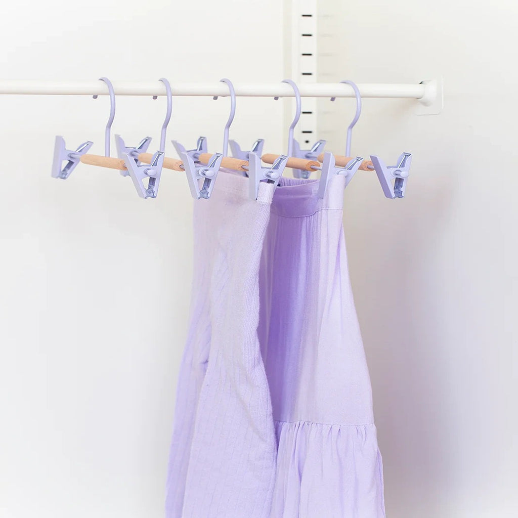 Kids Clip Hangers - Lilac
