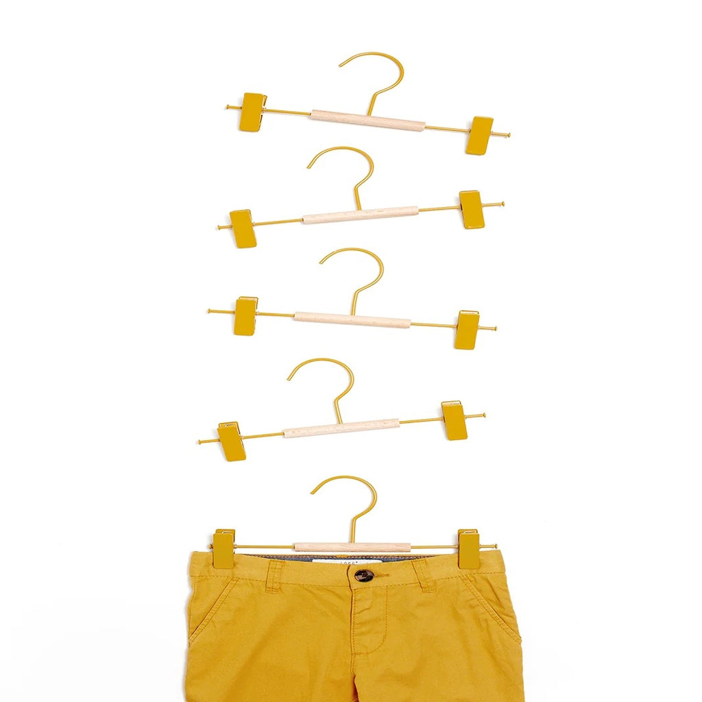 Kids Clip Hangers - Mustard