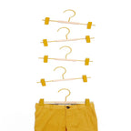 Kids Clip Hangers - Mustard