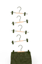 Kids Clip Hangers - Olive