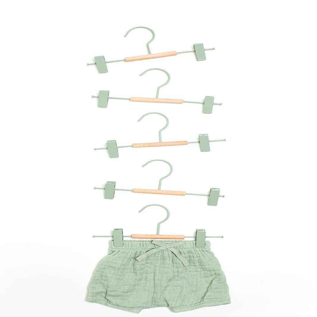 Mustard Made Kids Clip Hangers - Sage