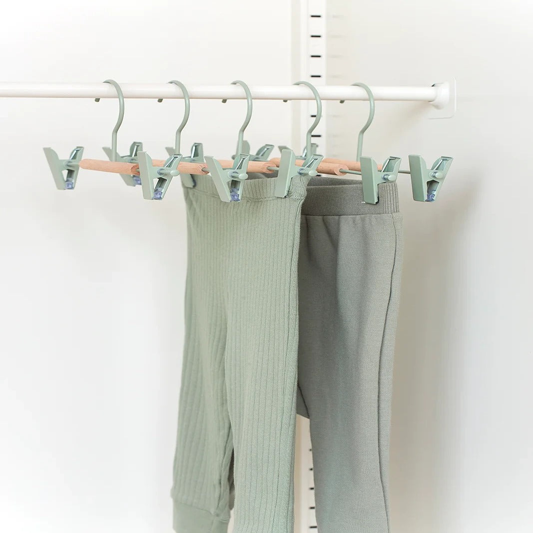 Mustard Made Kids Clip Hangers - Sage