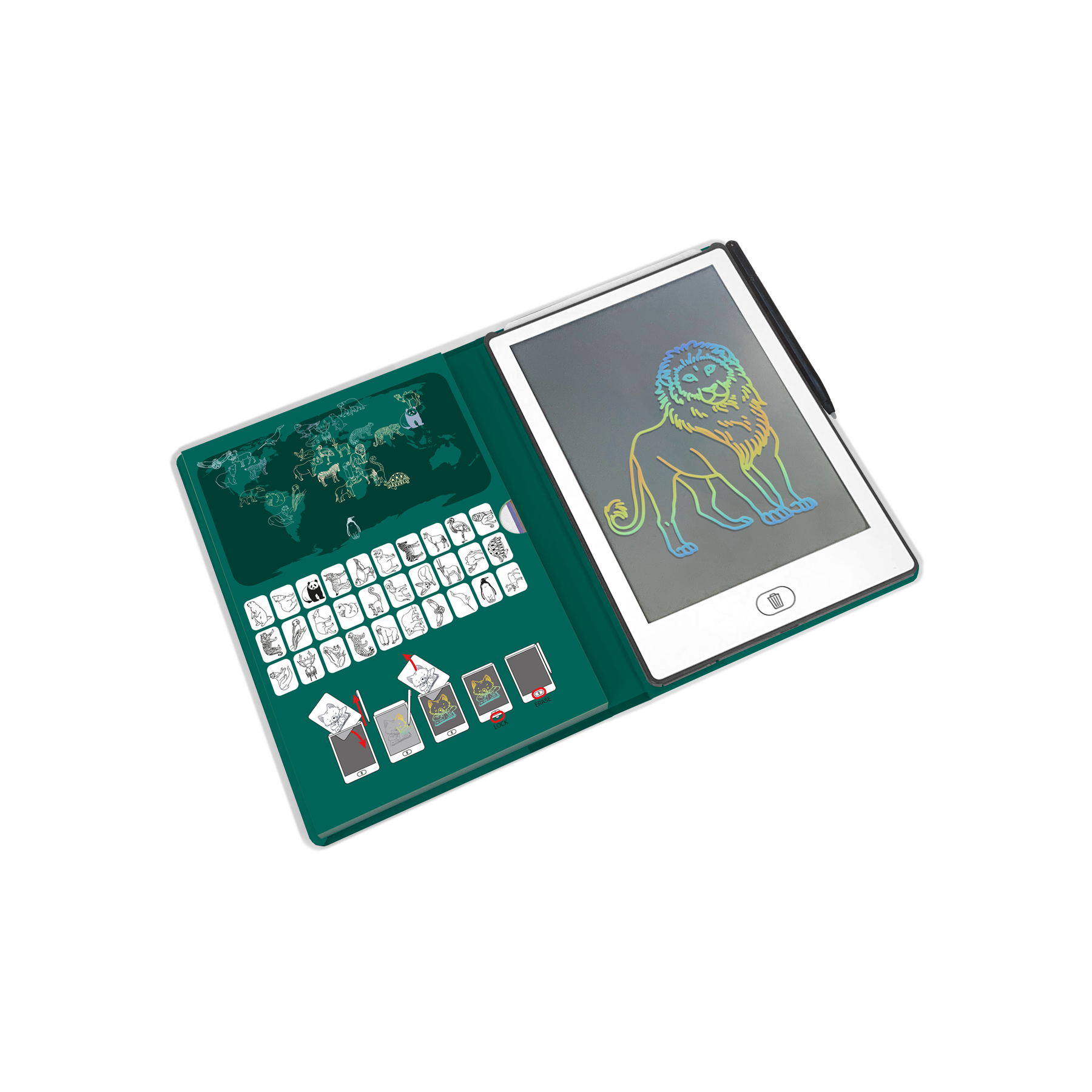 Kidydraw Mini - Animals around the World