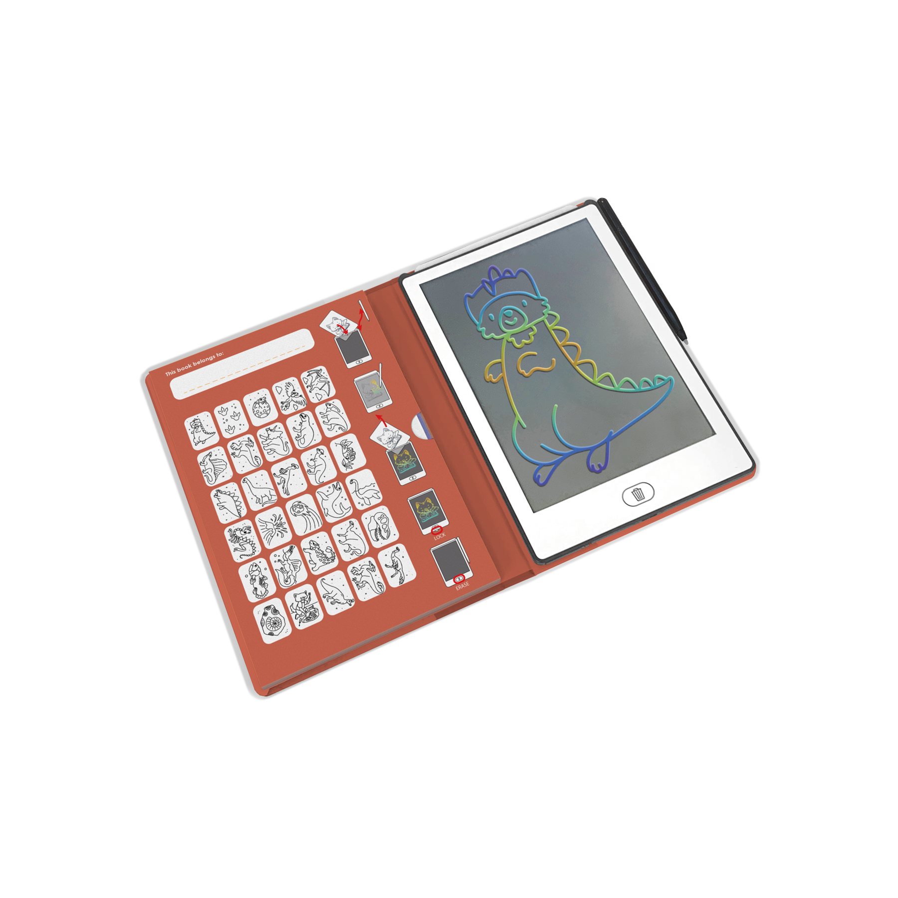 Kidydraw Mini - Dinosaurs