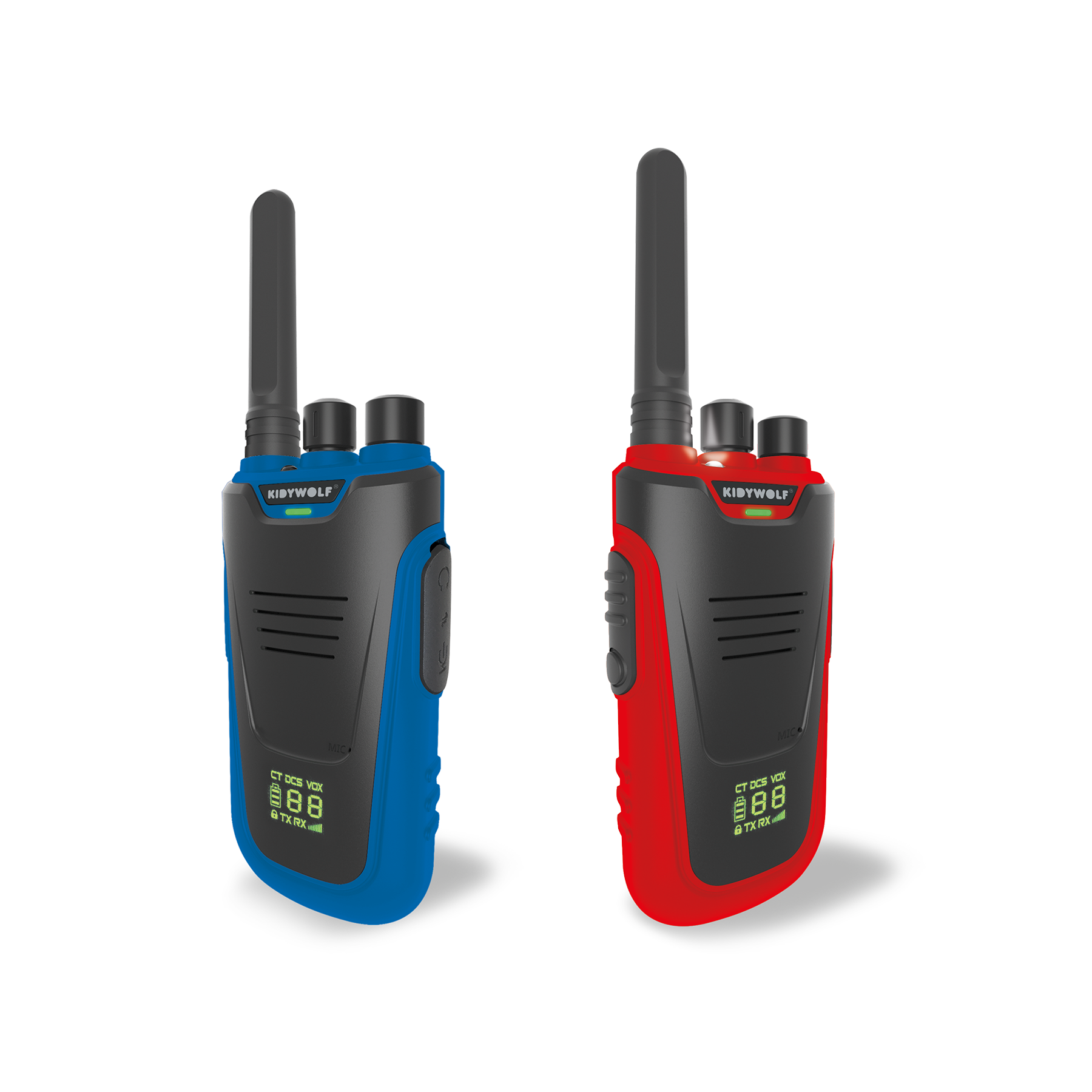 Kidytalk - Long Range Walkie-Talkie - Blue/Red