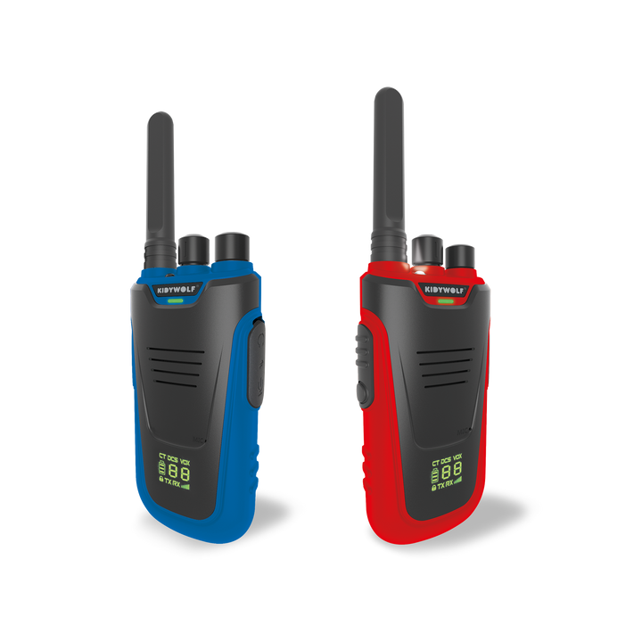 Kidytalk - Long Range Walkie-Talkie - Blue/Red