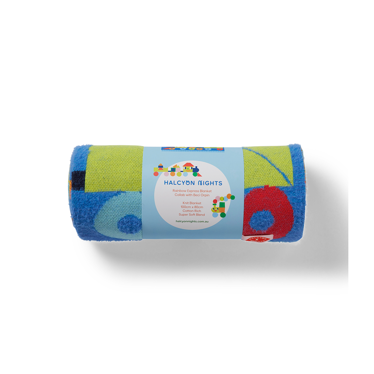 Baby Blanket - Rainbow Express
