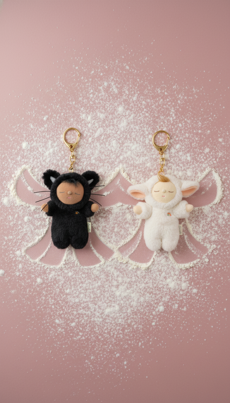 Cozy Bag Charm - Lamby Pookie