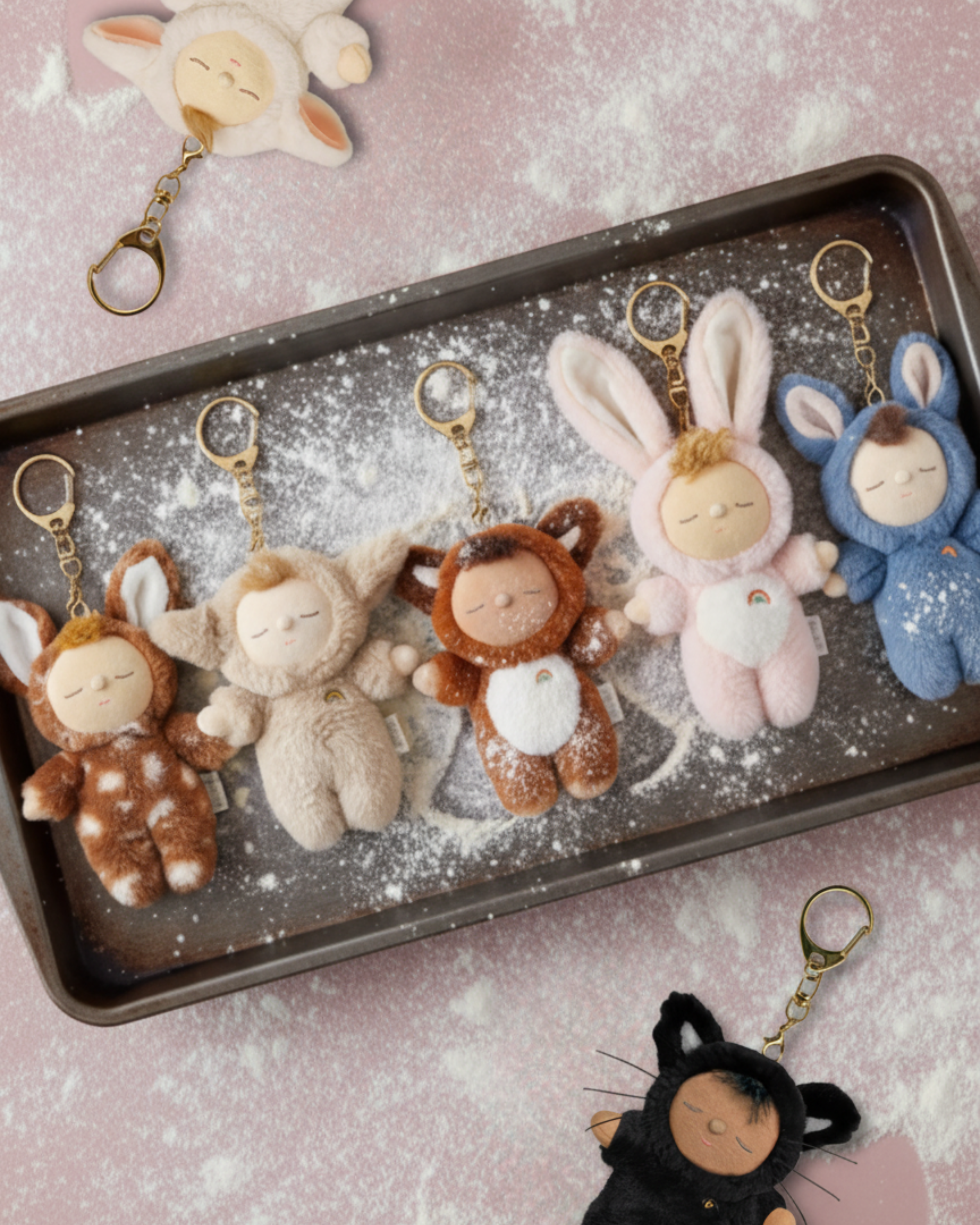 Cozy Bag Charm - Lamby Pip