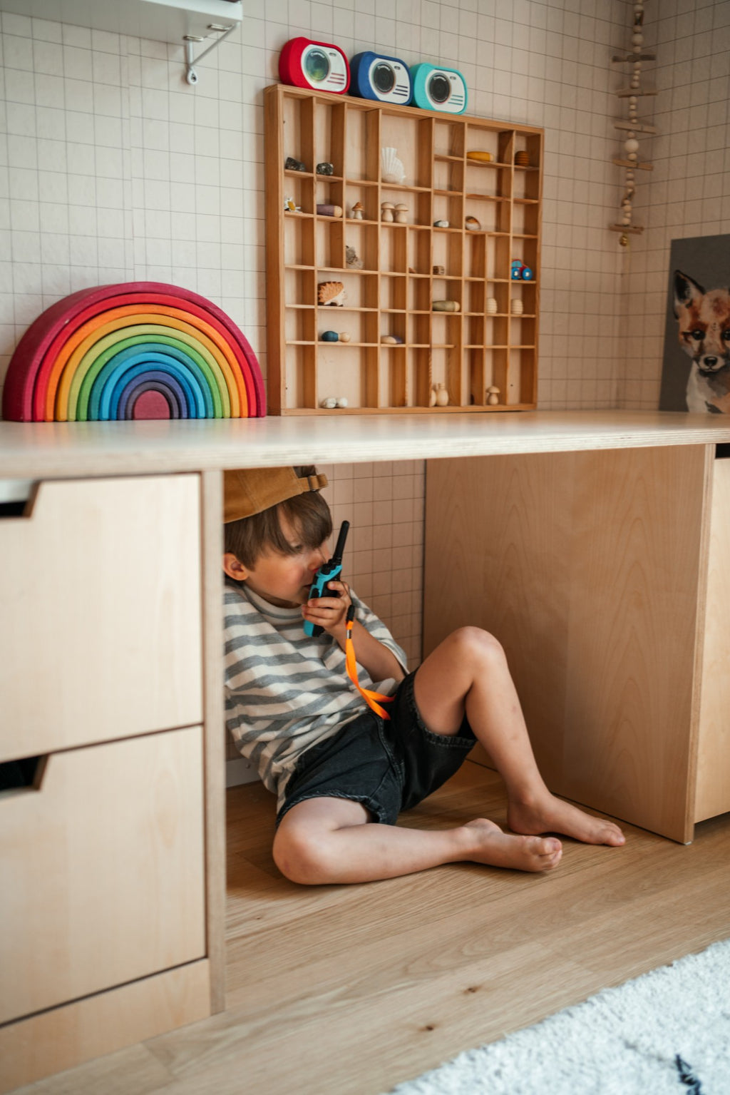 Kidytalk - Long Range Walkie-Talkie - Blue/Red