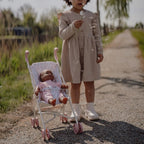 Metal Doll Stroller - Floral
