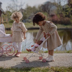 Metal Doll Stroller - Floral