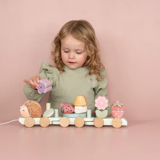 Fairy Garden Stacking Train Hedgehog
