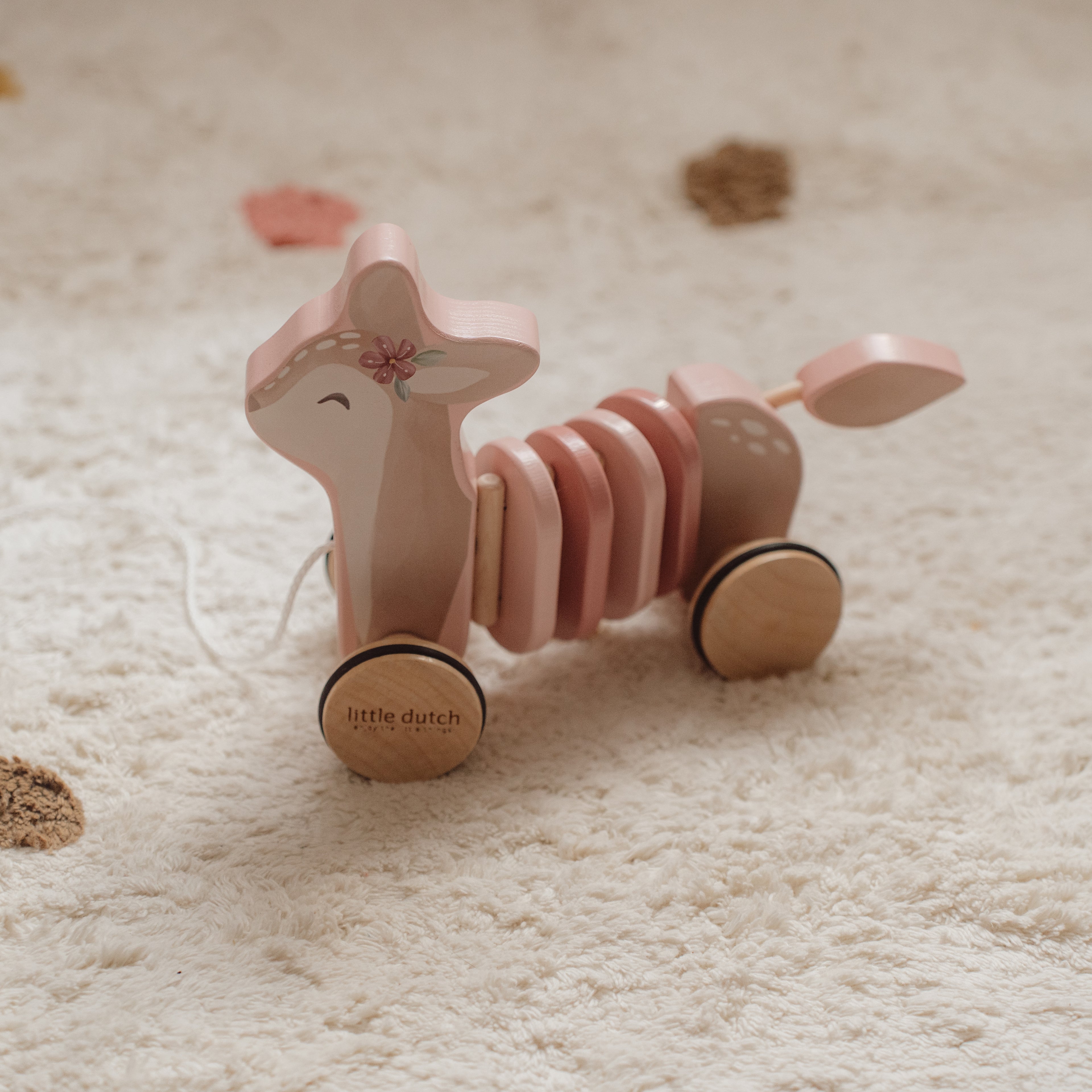 Fairy Garden Pull-Along Deer